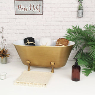 Clawfoot Tub Planter - Gold