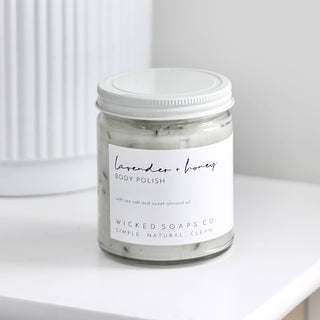 Lavender + Honey Body Polish Wicked Soap Co.