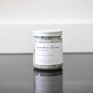 Lavender + Honey Body Polish Wicked Soap Co.