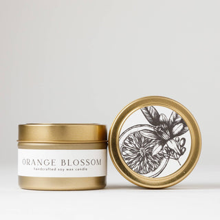 Orange Blossom : Tin Soy Candle Nectar Republic