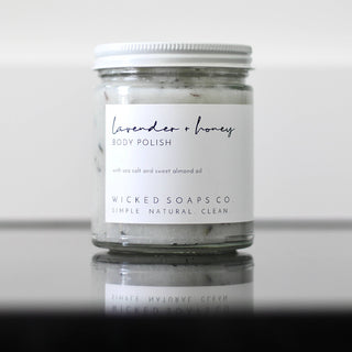 Lavender + Honey Body Polish Wicked Soap Co.