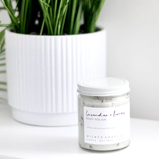 Lavender + Honey Body Polish Wicked Soap Co.