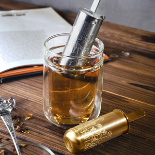 Tea Stick Infuser Loose Leaf Tea Strainer Papaver Gold