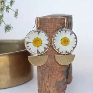 Seed & Soil Botanical Jewelry | Phase Earrings
