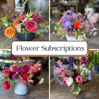 Custom Flower Subscriptions - Monthly or Weekly Deliveries