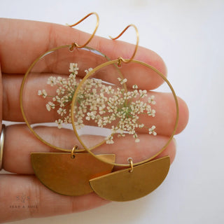 Seed & Soil Botanical Jewelry | Phase Earrings