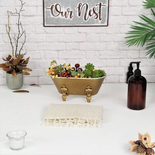 Clawfoot Tub Planter - Gold