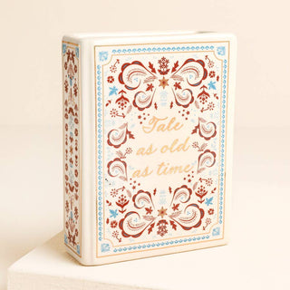 Tale As Old As Time Mini Ceramic Book Vase