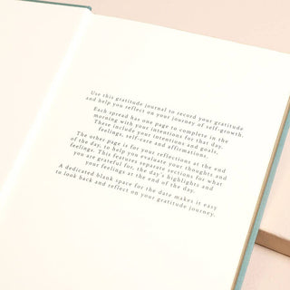 Green Floral Daily Gratitude Journal Lisa Angel