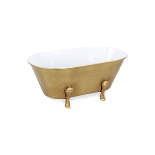 Clawfoot Tub Planter - Gold