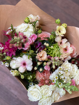 Designer's Choice Wrapped Seasonal Market Bouquet