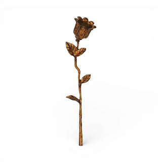 Theira Cast Iron Flower Candle Snuffer GOLD