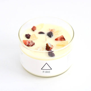 Fire | Zodiac Inspired Crystal + Essential Oil Candle