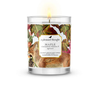 MAPLE | CINNAMON LEAVES & SPRUCE CANDLE A Pleasant Thought
