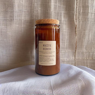 White Birch Soy Candle | Amber Apothecary | Large-14.5 oz.
