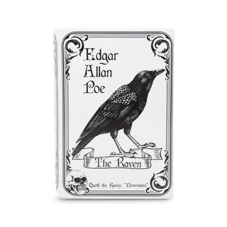 Large Book Vase, The Raven - White Ceramic