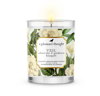 VEIL | WHITE LILY & GARDENIA BOUQUET | CANDLE