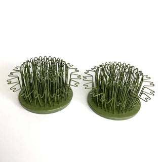 Round Hairpin Flower Holder  3" Flower Frog Floral Genius