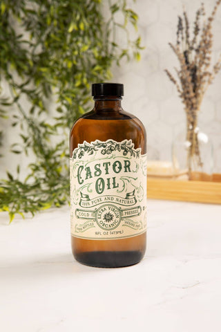 Organic Cold Pressed Hexane Free Castor Oil ROOTS AND LEAVES