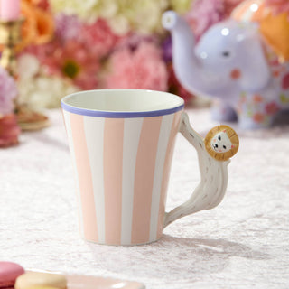 Menagerie Mug with 3-D Handles 14 oz. - Lion