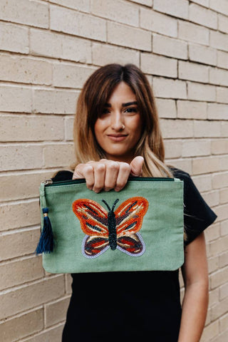 New Beginnings Pouch - Sage