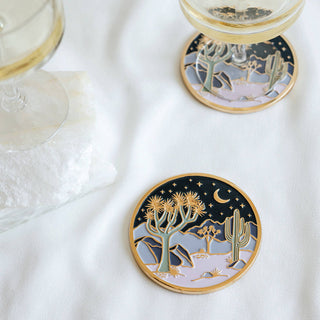 Cool Desert Gold Drink Coasters 