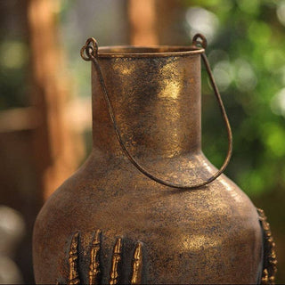 Skeleton Hands Iron Vase