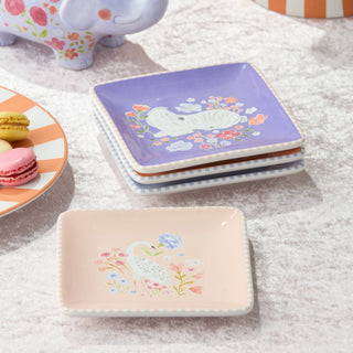 Swan Menagerie Canape Plates, 6"