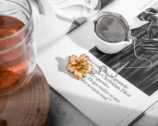 Chi Chi Charm Loose Leaf Tea Infuser - Hibiscus Flower GU