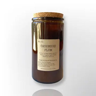 Farm Kitchen Candle Co. | Tall Amber Apothecary 14.5oz.