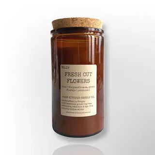 Farm Kitchen Candle Co. | Tall Amber Apothecary 14.5oz.