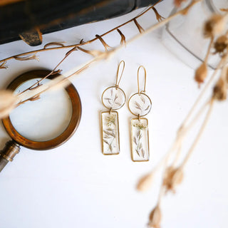 Seed & Soil Botanical Jewelry | Modern Meadow Earrings