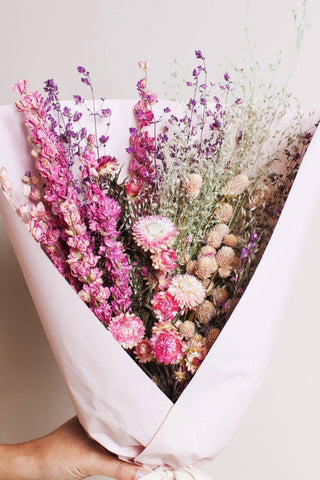 Spring Dried Field Bouquet IDLEWILDE FLORAL CO