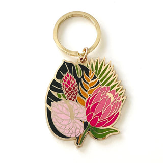 Celeste Tropical Bouquet Flower Keychain | Mother's Day Gift