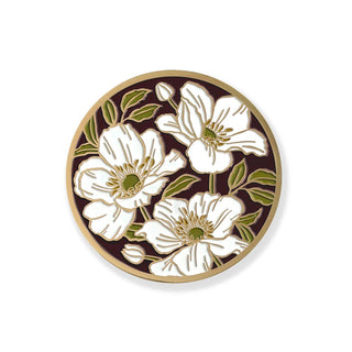 Merlot Rosa Gold Drink Coasters