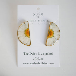 Tiny Rectangle Threaders SEED & SOIL BOTANICAL JEWELRY