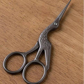 Vintage Style Embroidery Scissors with Random Brocade Sheath
