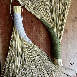 Turkey Wing Hand Broom- Natural