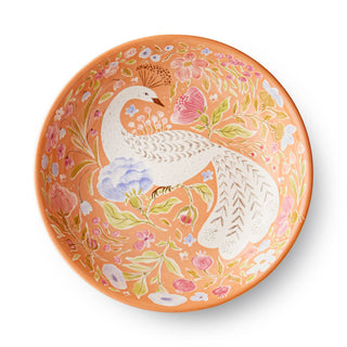 Peacock Menagerie Soup Bowl 9"