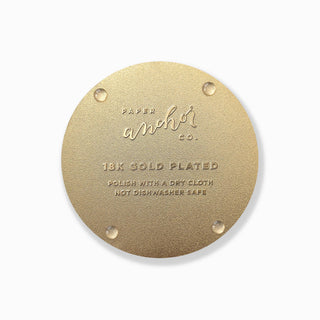 Merlot Rosa Gold Drink Coasters