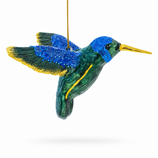 Hummingbird Glass Ornament