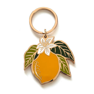 Lemon Blossom Keychain Paper Anchor Co.