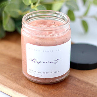 Citrus + Mint Smoothing Body Polish | Exfoliate & Renew Naturally