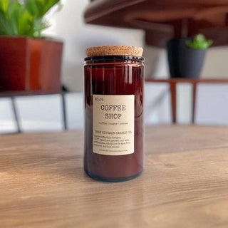 Coffee Shop soy candle | Amber Apothecary | Large- 14.5 oz.