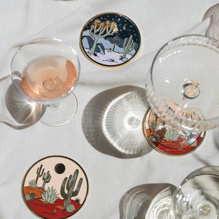 Cool Desert Gold Drink Coasters 