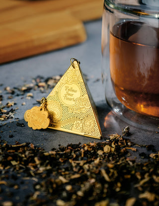 Pyramid Tea Infuser Gold FYH