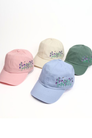FLOWERS  Embroidered Baseball Cap